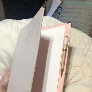 Light pink work/school binder